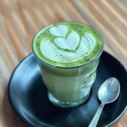 A cup of Matcha Latte