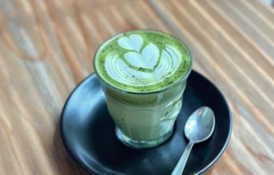 A cup of Matcha Latte