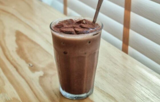 A glass of Iced Chocolate